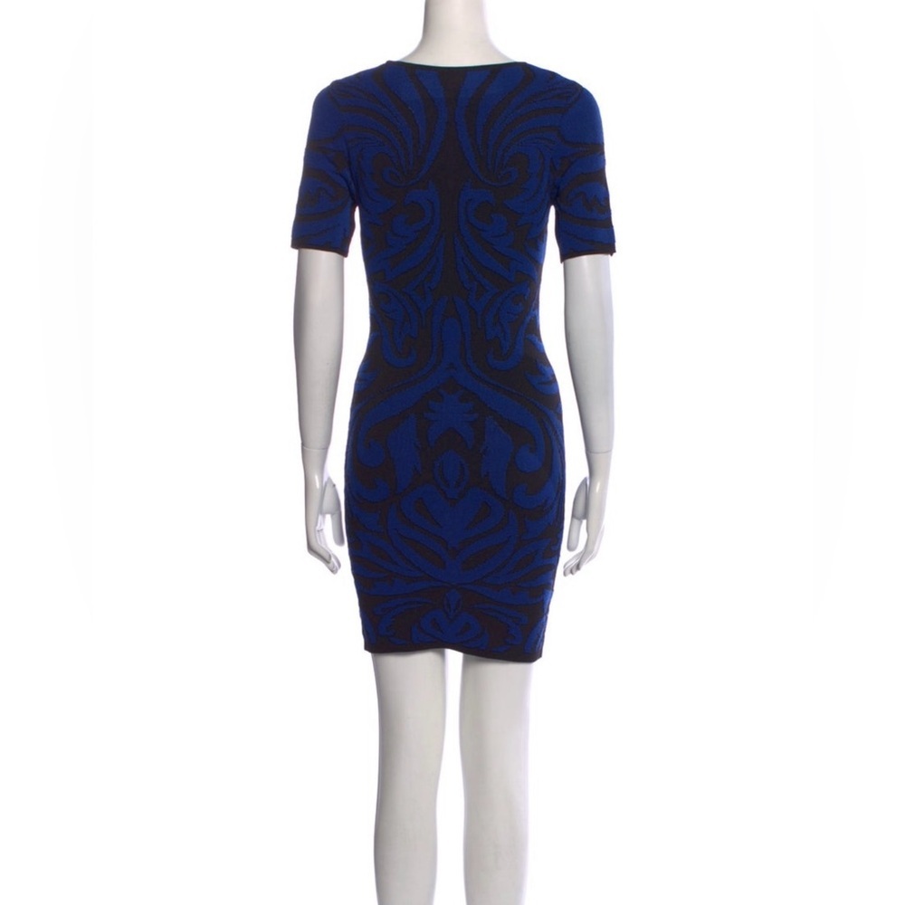Ronny Kobo Collection Navy Patterned Mini Dress - Picture 2 of 3